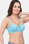 Amour Secret Padded Wired Demi Coverage T-Shirt Bra - Light Blue — thumbnail 5